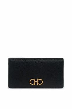 FERRAGAMO BLACK Folding wallet