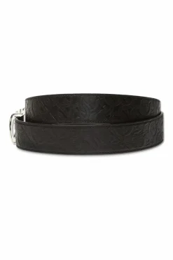 FERRAGAMO BLACK ‘Gancini’ motif belt