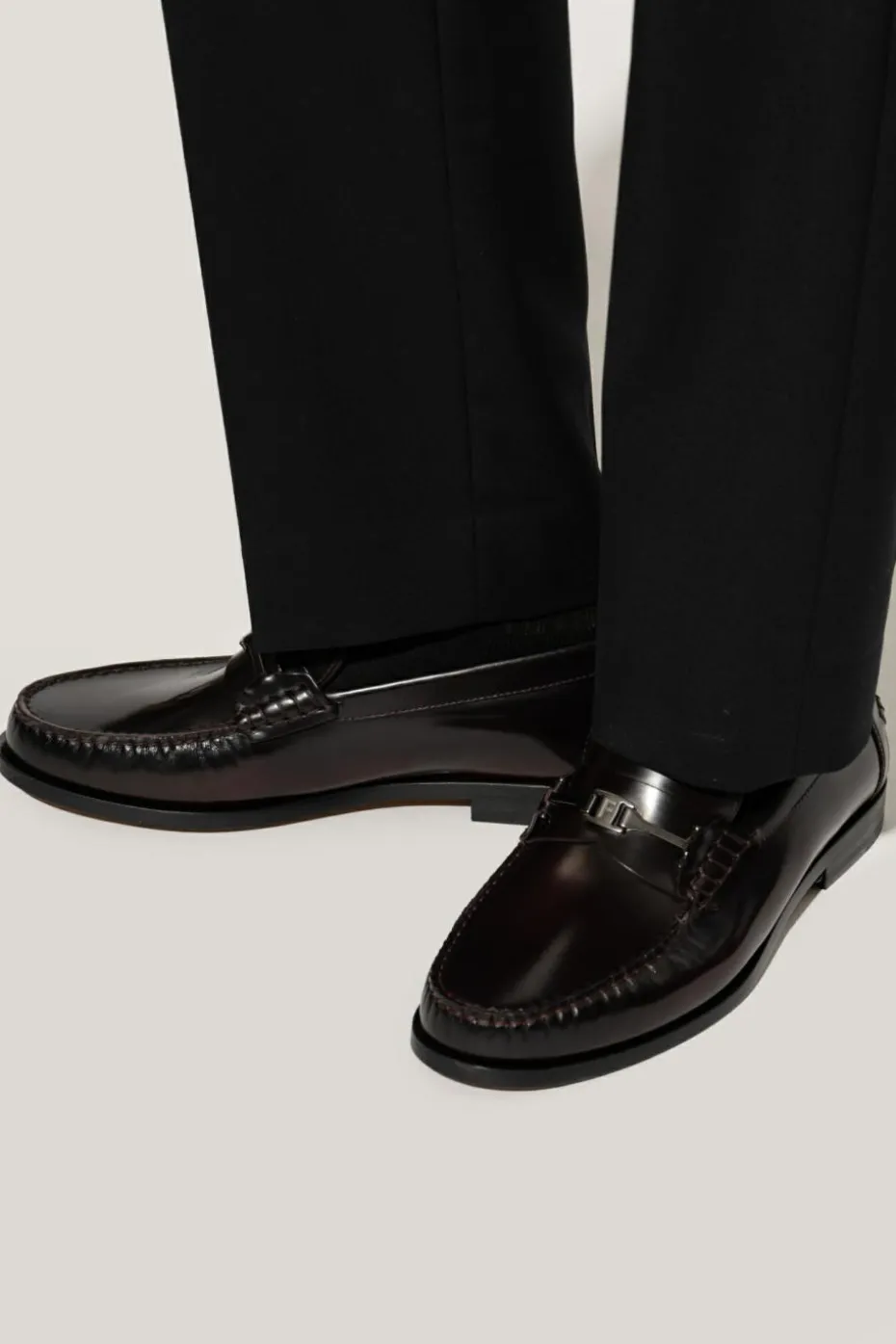FERRAGAMO BLACK "Harry Man" loafers