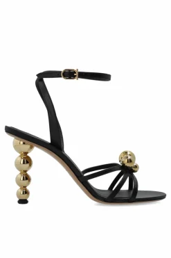 FERRAGAMO BLACK Heeled sandals 'Karina'