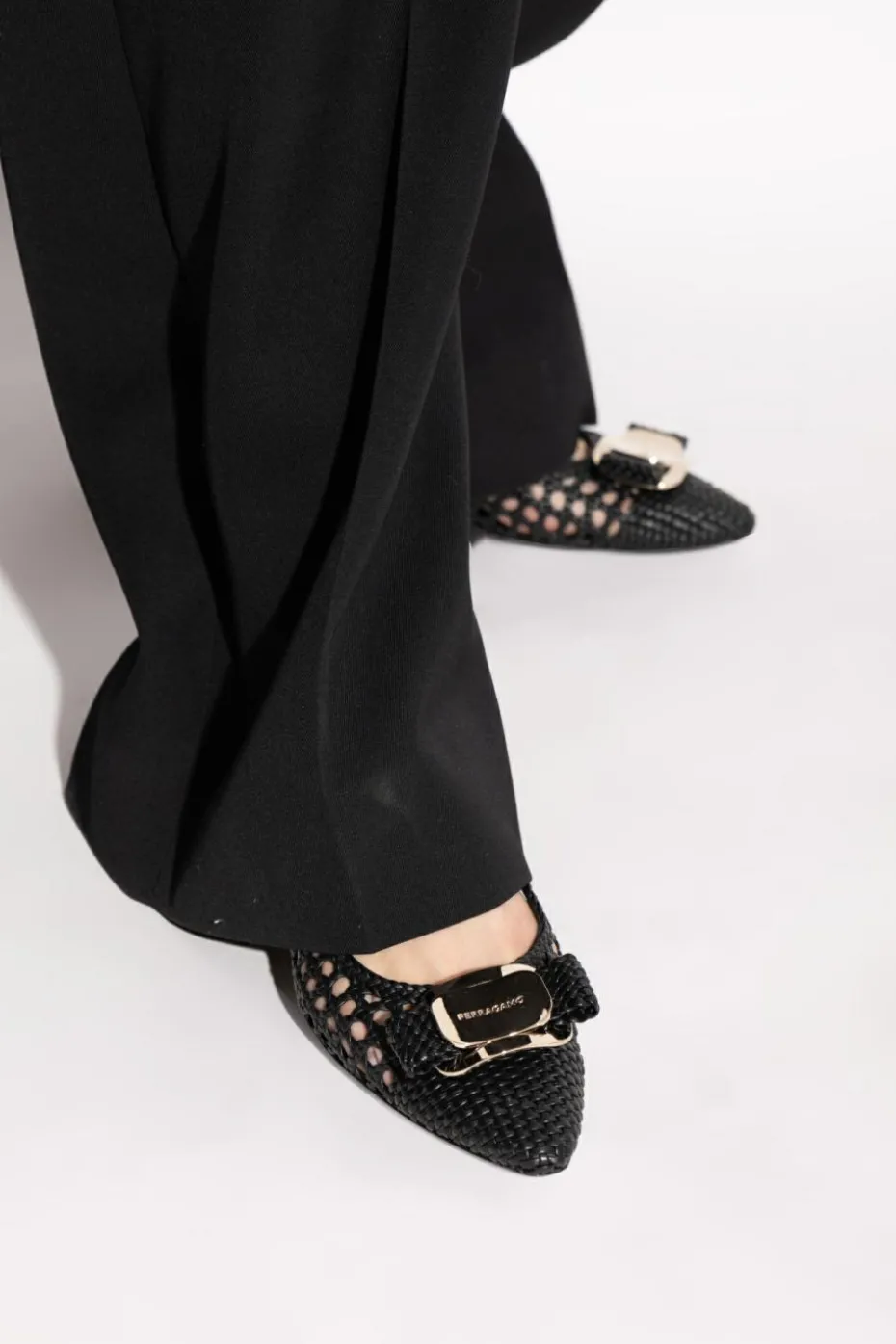 FERRAGAMO BLACK Heeled shoes Zelma