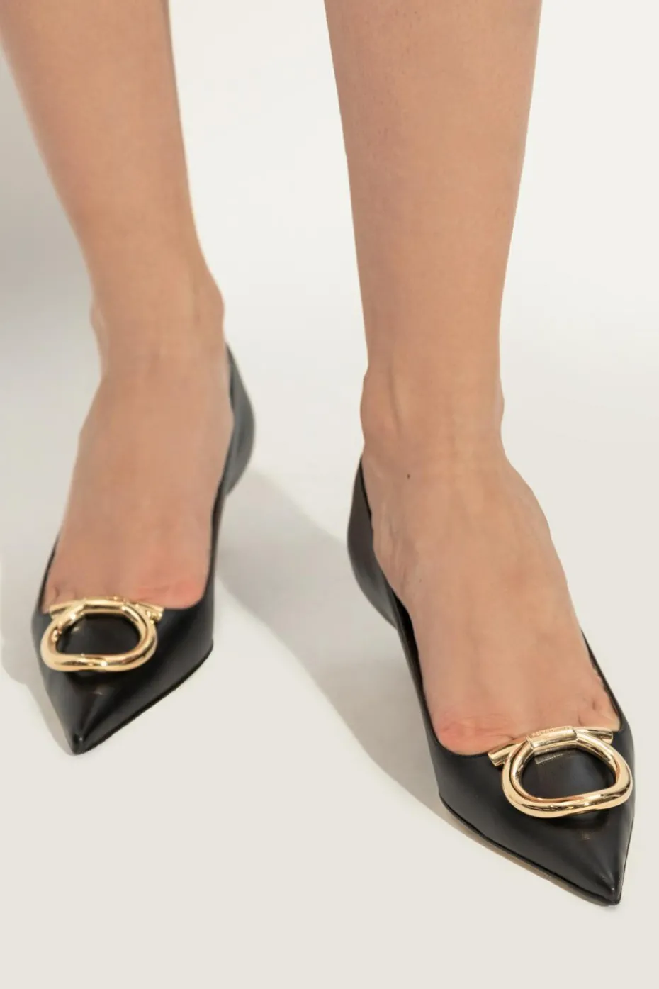 FERRAGAMO BLACK Heeled shoes "Lara"