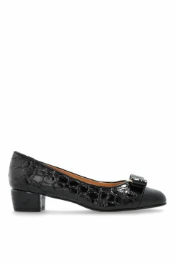 FERRAGAMO BLACK Heeled shoes "Vara"