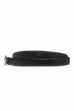 FERRAGAMO BLACK Leather belt