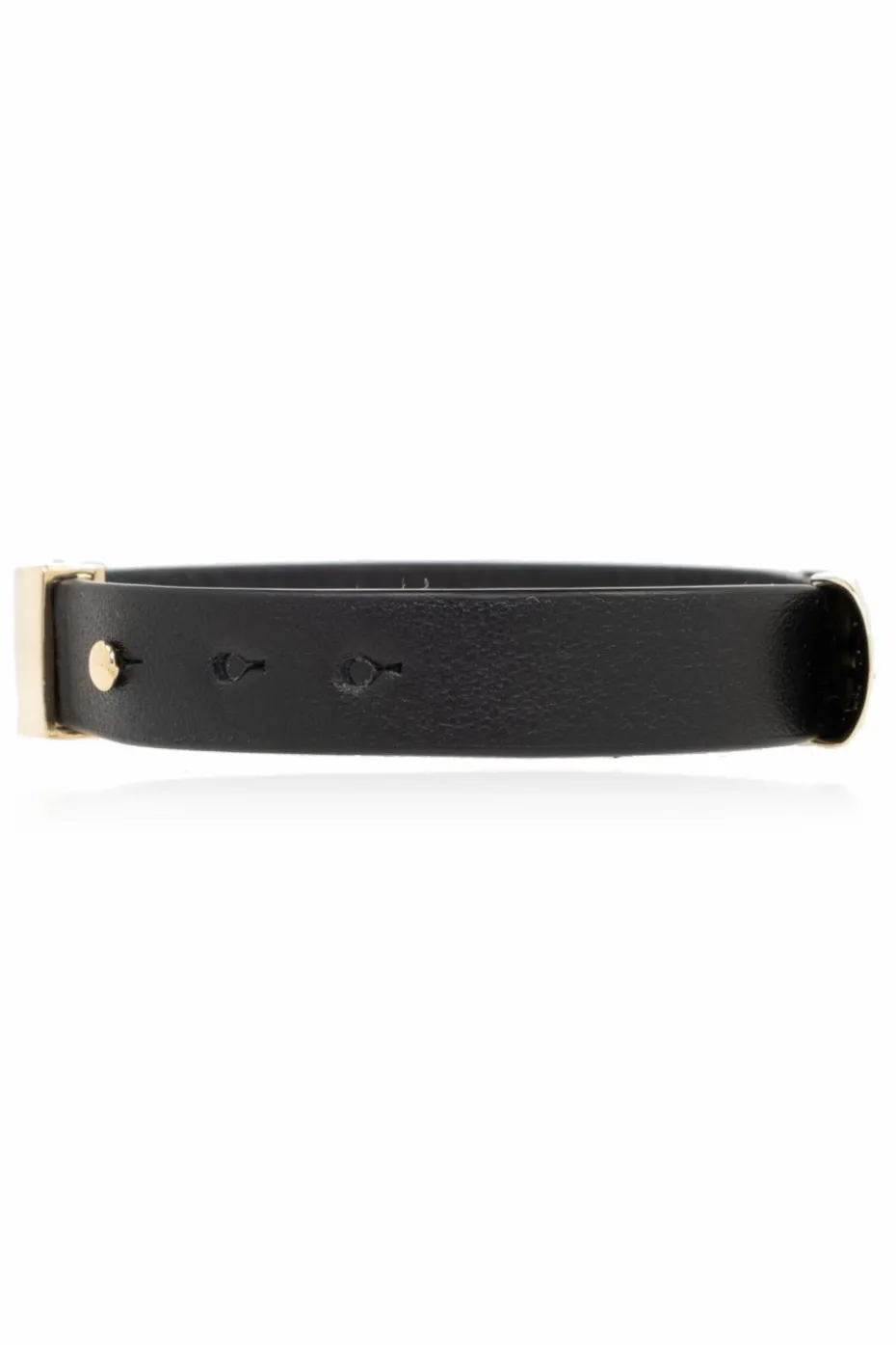 FERRAGAMO BLACK Leather bracelet