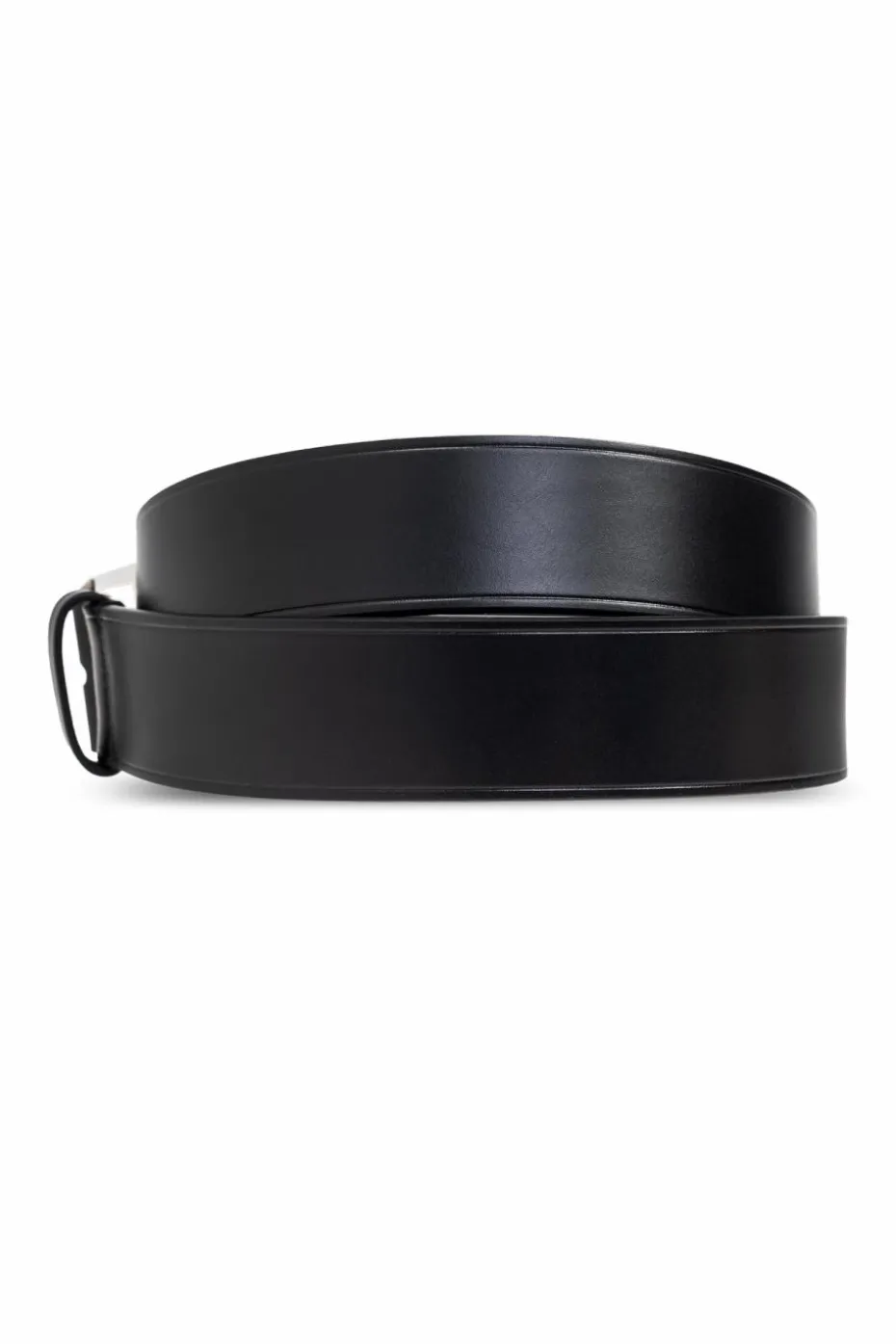 FERRAGAMO BLACK Leather belt
