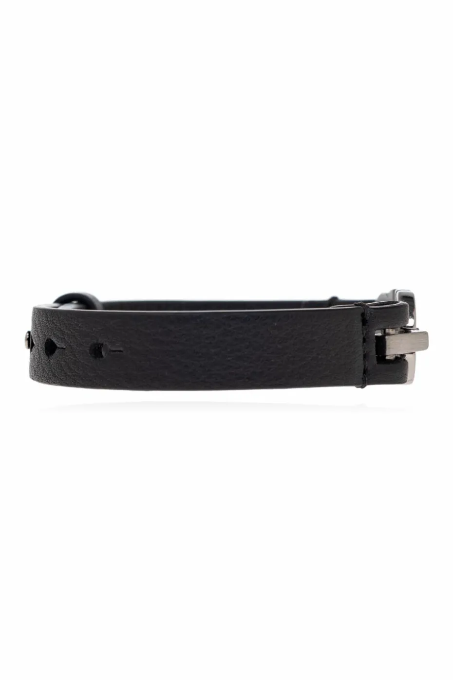 FERRAGAMO BLACK Leather bracelet