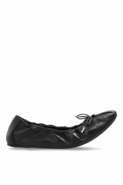 FERRAGAMO BLACK Leather ballet flats Joelle