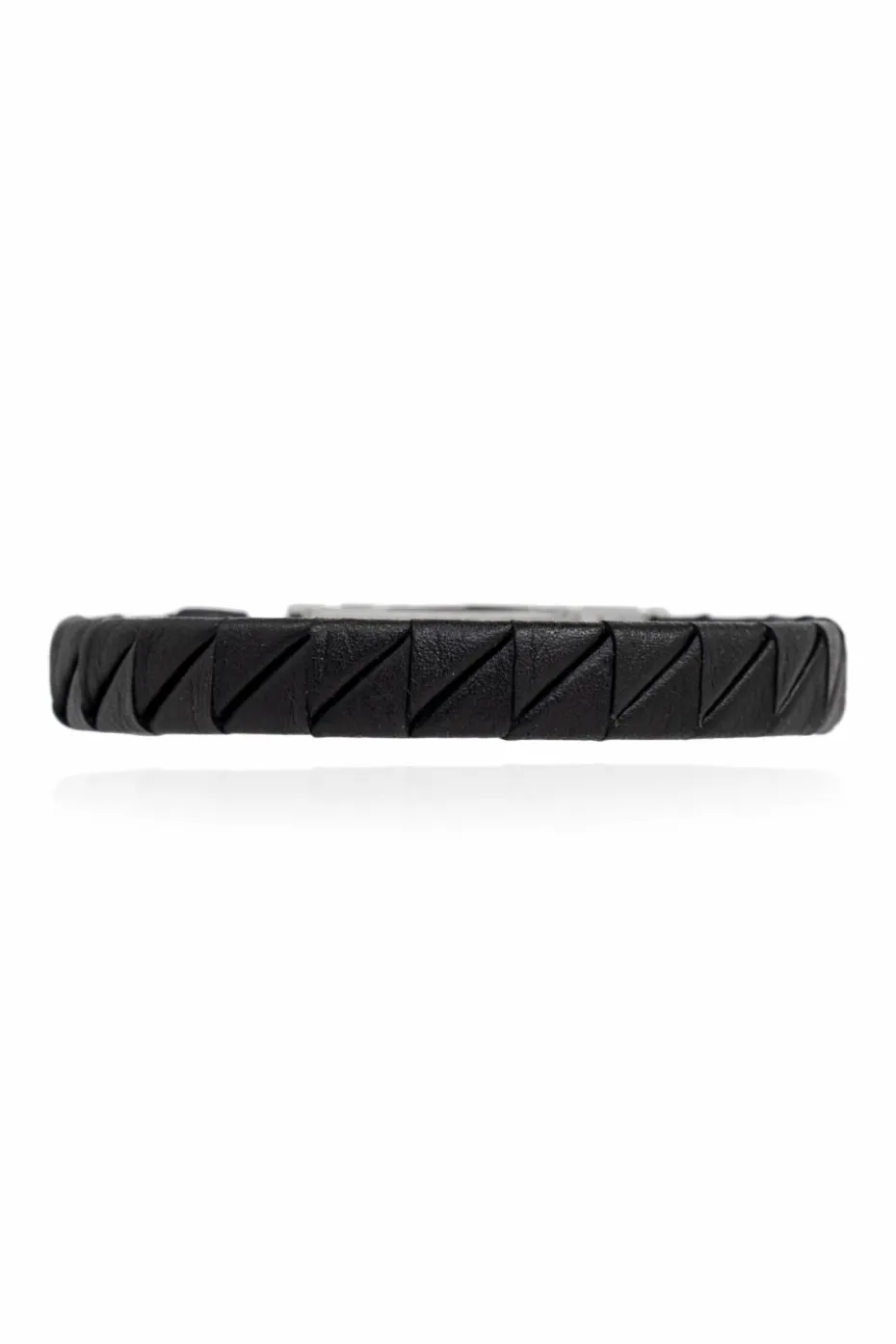 FERRAGAMO BLACK Leather bracelet