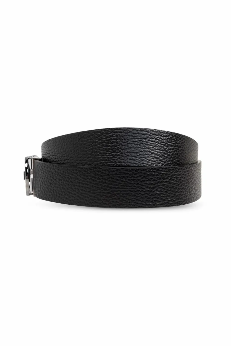 FERRAGAMO BLACK Leather belt