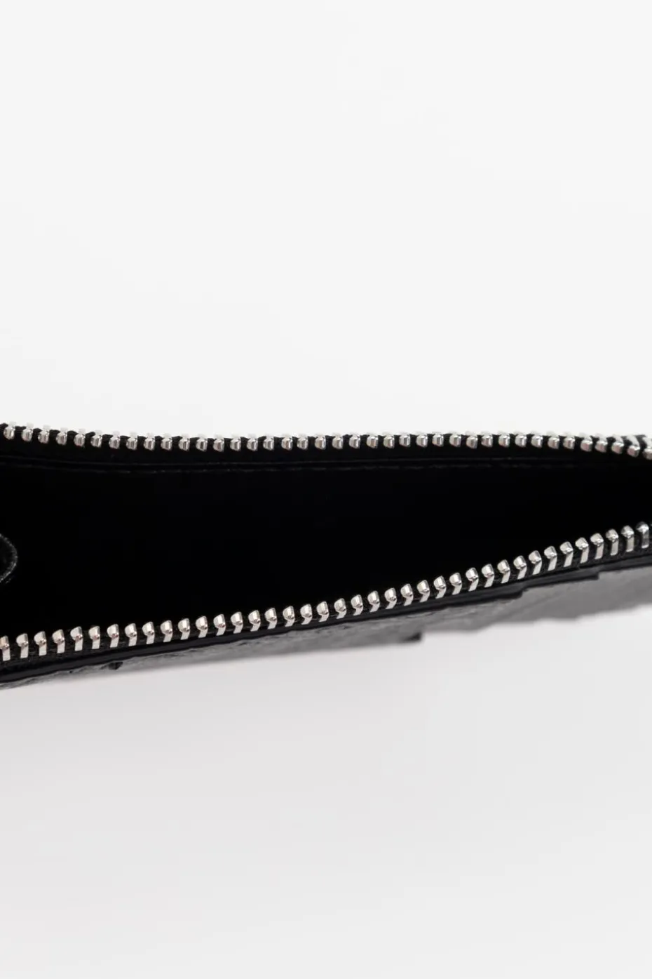 FERRAGAMO BLACK Leather card case