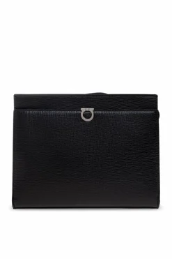 FERRAGAMO BLACK Leather handbag