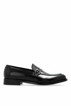 FERRAGAMO BLACK Leather shoes `Canada`