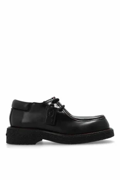FERRAGAMO BLACK Leather shoes Cleveland