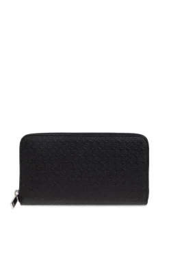 FERRAGAMO BLACK Leather wallet