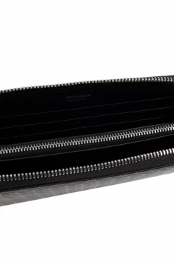 FERRAGAMO BLACK Leather wallet
