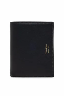 FERRAGAMO BLACK Leather wallet
