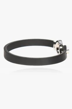 FERRAGAMO BLACK Logo bracelet