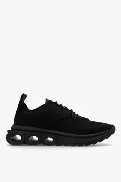 FERRAGAMO BLACK ‘Nima’ sneakers