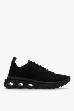 FERRAGAMO BLACK ‘Nima’ sneakers