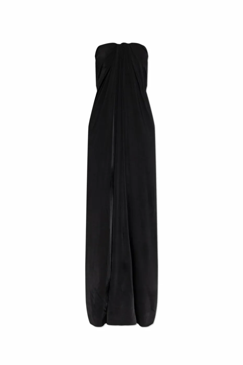 FERRAGAMO BLACK Off-the-shoulder dress