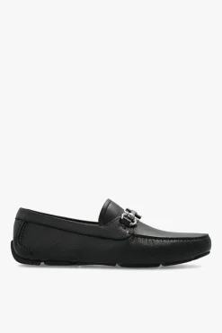 FERRAGAMO BLACK ‘Parigi’ moccasins