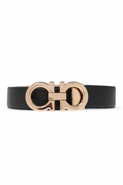 FERRAGAMO BLACK Reversible belt