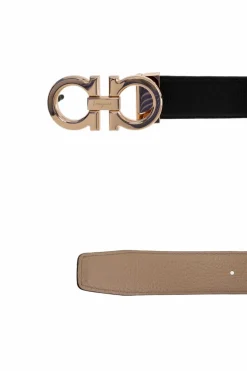 FERRAGAMO BLACK Reversible belt