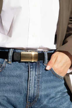 FERRAGAMO BLACK Reversible belt