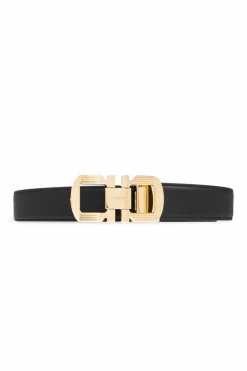FERRAGAMO BLACK Reversible belt