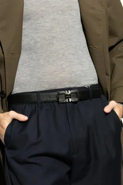 FERRAGAMO BLACK Reversible belt