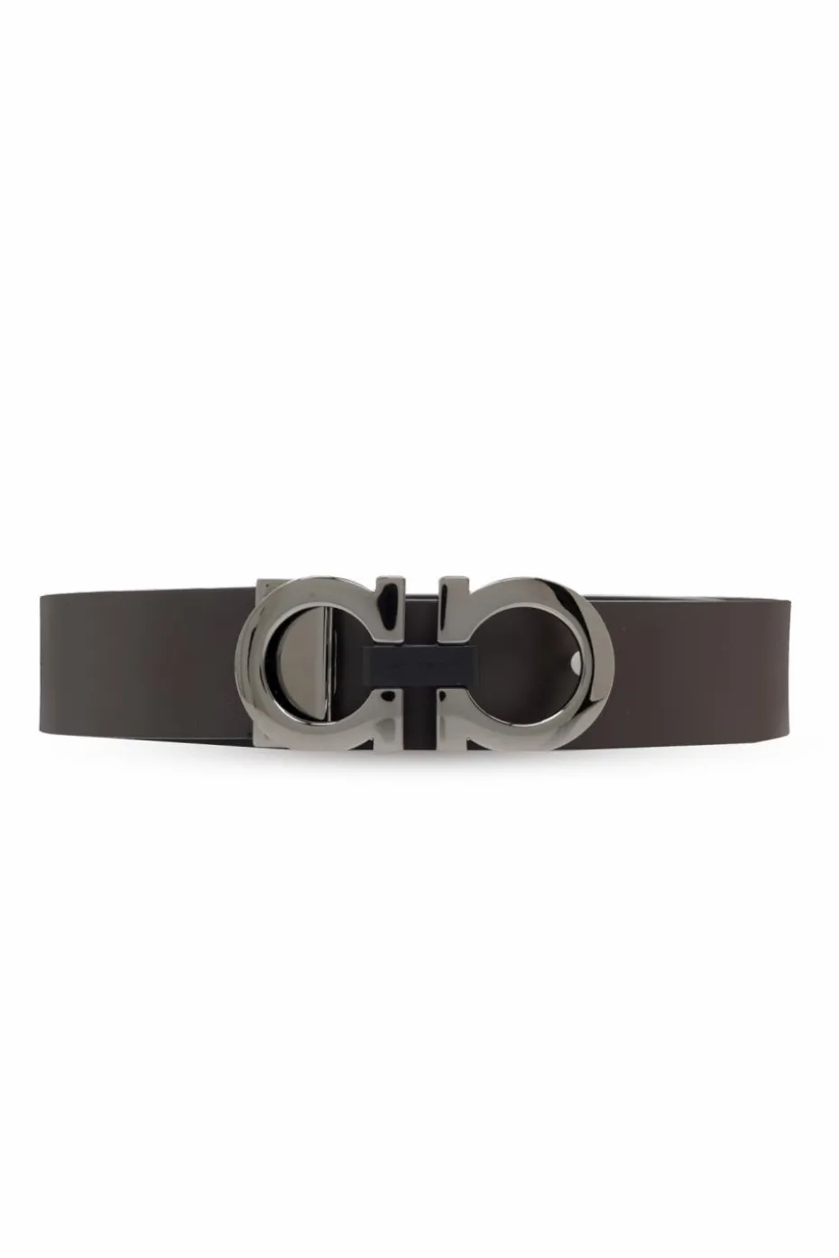 FERRAGAMO BLACK Reversible belt