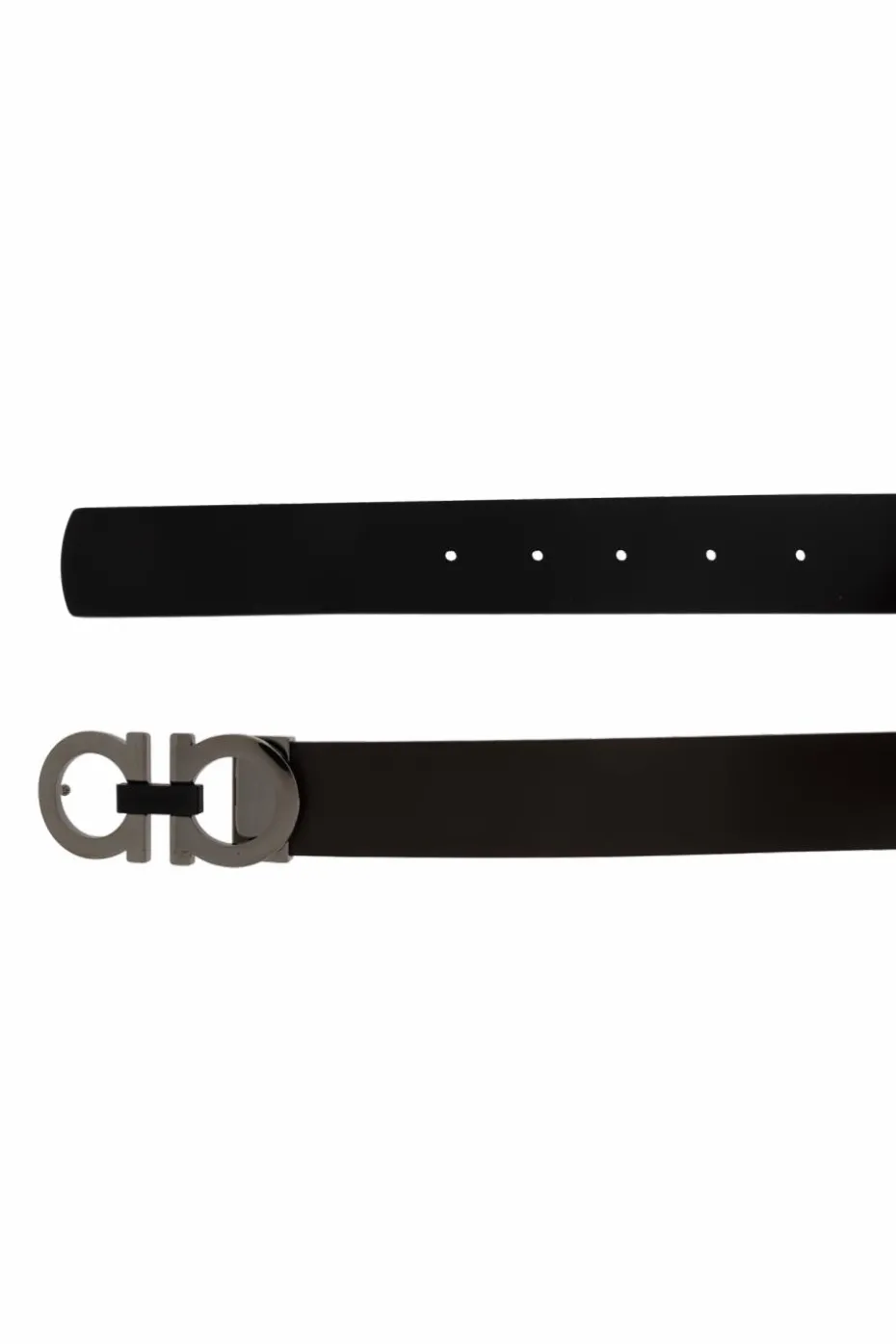 FERRAGAMO BLACK Reversible belt