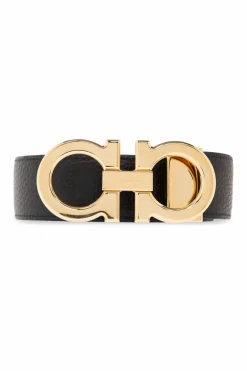 FERRAGAMO BLACK Reversible belt