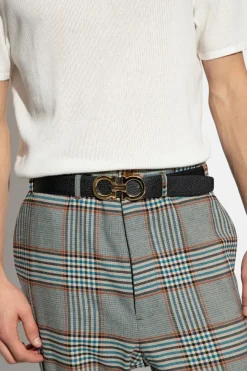 FERRAGAMO BLACK Reversible belt