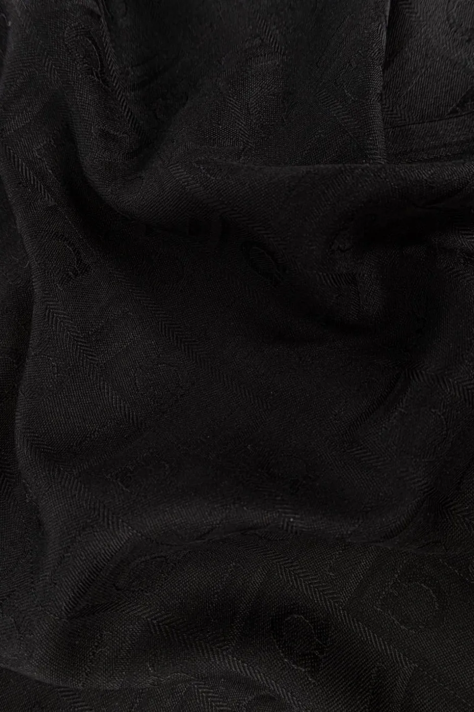 FERRAGAMO BLACK Scarf with monogram
