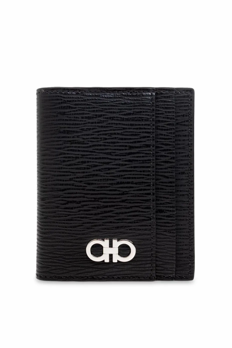 FERRAGAMO BLACK Set: document holder, card holder