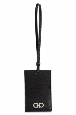 FERRAGAMO BLACK Set: document holder, card holder