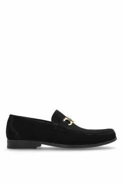 FERRAGAMO BLACK Shoes of type loafers