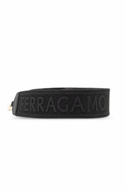 FERRAGAMO BLACK Shoulder bag Smile Medium