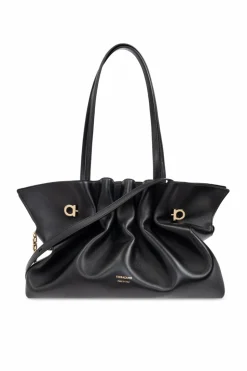 FERRAGAMO BLACK Shoulder bag Pierc Medium
