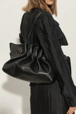 FERRAGAMO BLACK Shoulder bag Pierc Medium
