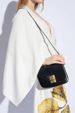 FERRAGAMO BLACK Shoulder bag with logo