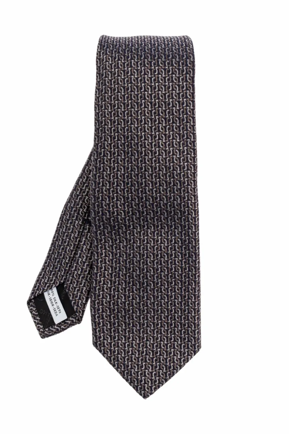 FERRAGAMO BLACK Silk tie