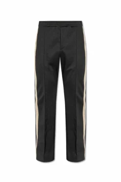 FERRAGAMO BLACK Sweatpants with stripes