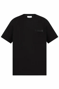FERRAGAMO BLACK T-shirt with pocket