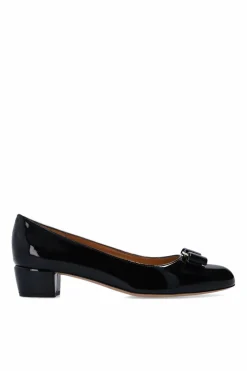 FERRAGAMO BLACK 'Vara' Pumps