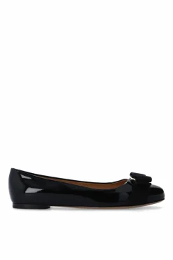 FERRAGAMO BLACK ‘Varina’ ballet flats
