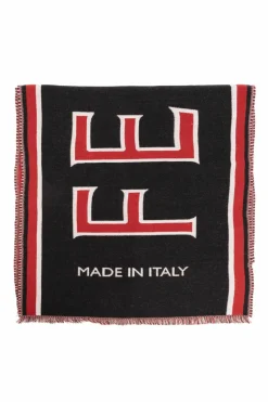 FERRAGAMO BLACK Wool scarf