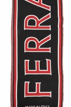 FERRAGAMO BLACK Wool scarf